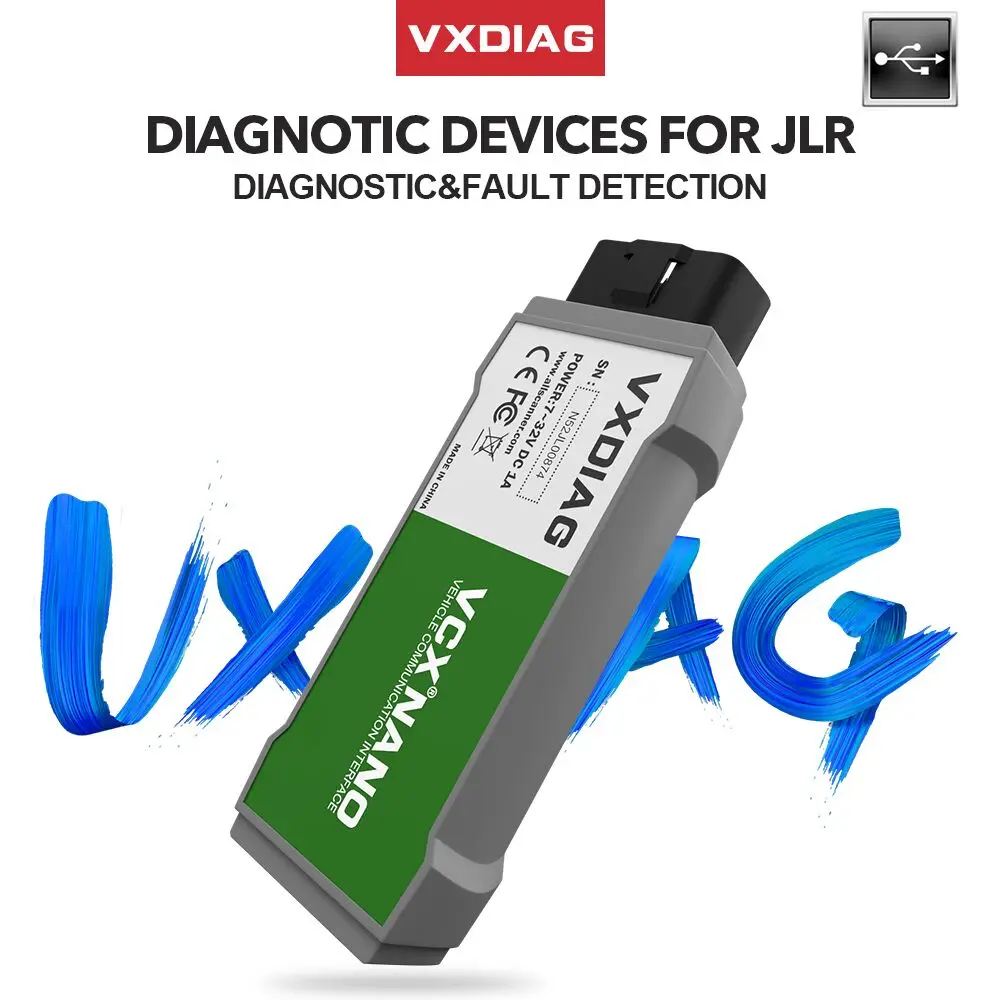 VXDIAG VCX NANO диагностический инструмент для JLR онлайн Программирование SDD