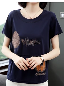 Blusas Mujer De Moda 2019 Летняя Повседневная блузка с вышивкой Женские топы с коротким рукавом Свободная рубашка размера плюс одежда Chemise Femme