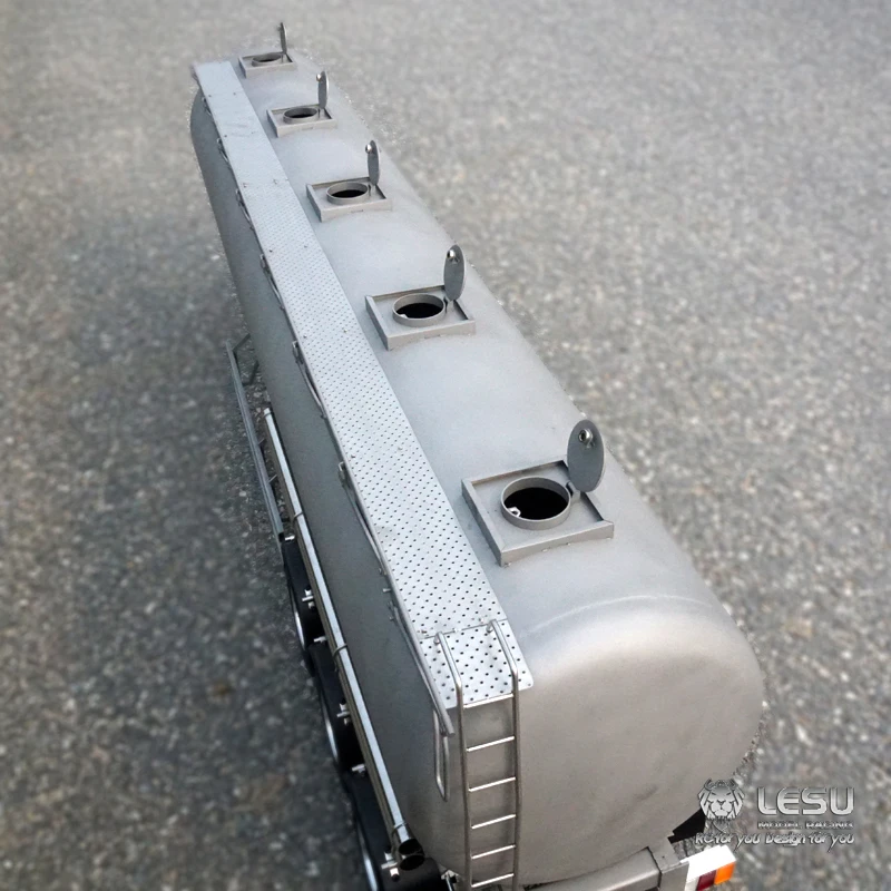 1/14 LESU 40 ''металлический газовый танкер полуприцепа для трактора tiiya