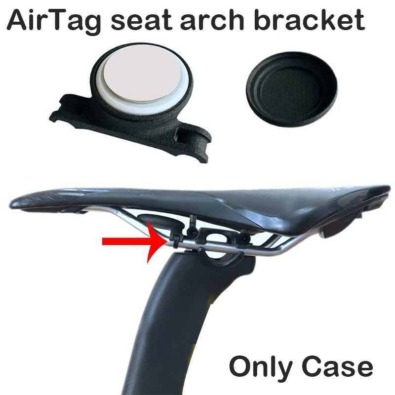

AirTag Bike Mount Bicycle saddle Mount Bike Loss Prevention Stem Road GPS Keychain Locator Tracker smart cover