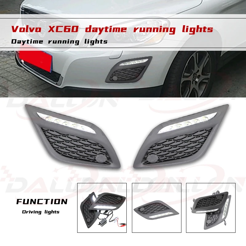 Водонепроницаемый 12v светодиодный DRL дневные ходовые огни Противотуманные фары с