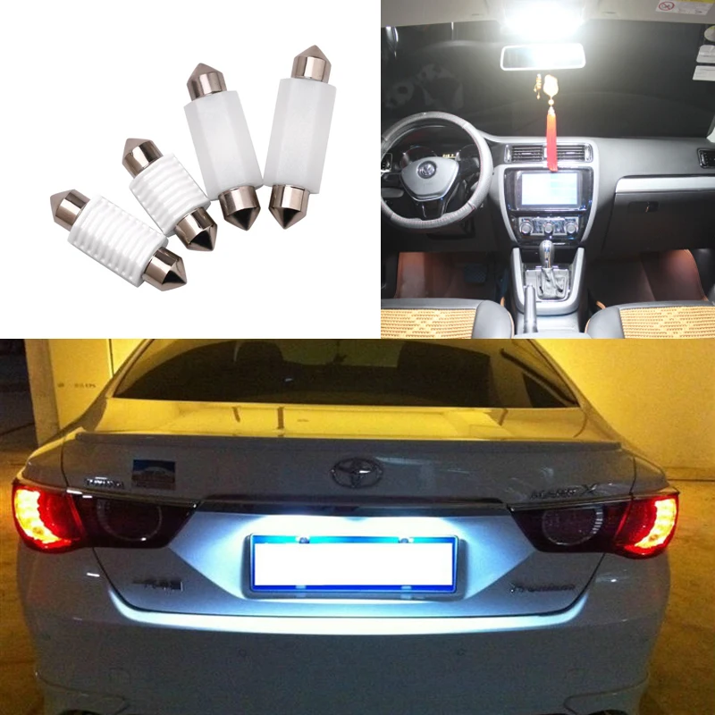 2 шт. 3030 2smd 31 мм 36 39 41 Автомобильный светодиодный светильник для чтения дверных