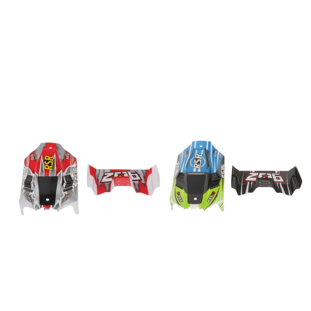 

1/14 RC Car DIY Body Shell Tail Wing Set for WLtoys Vehicles Accessory