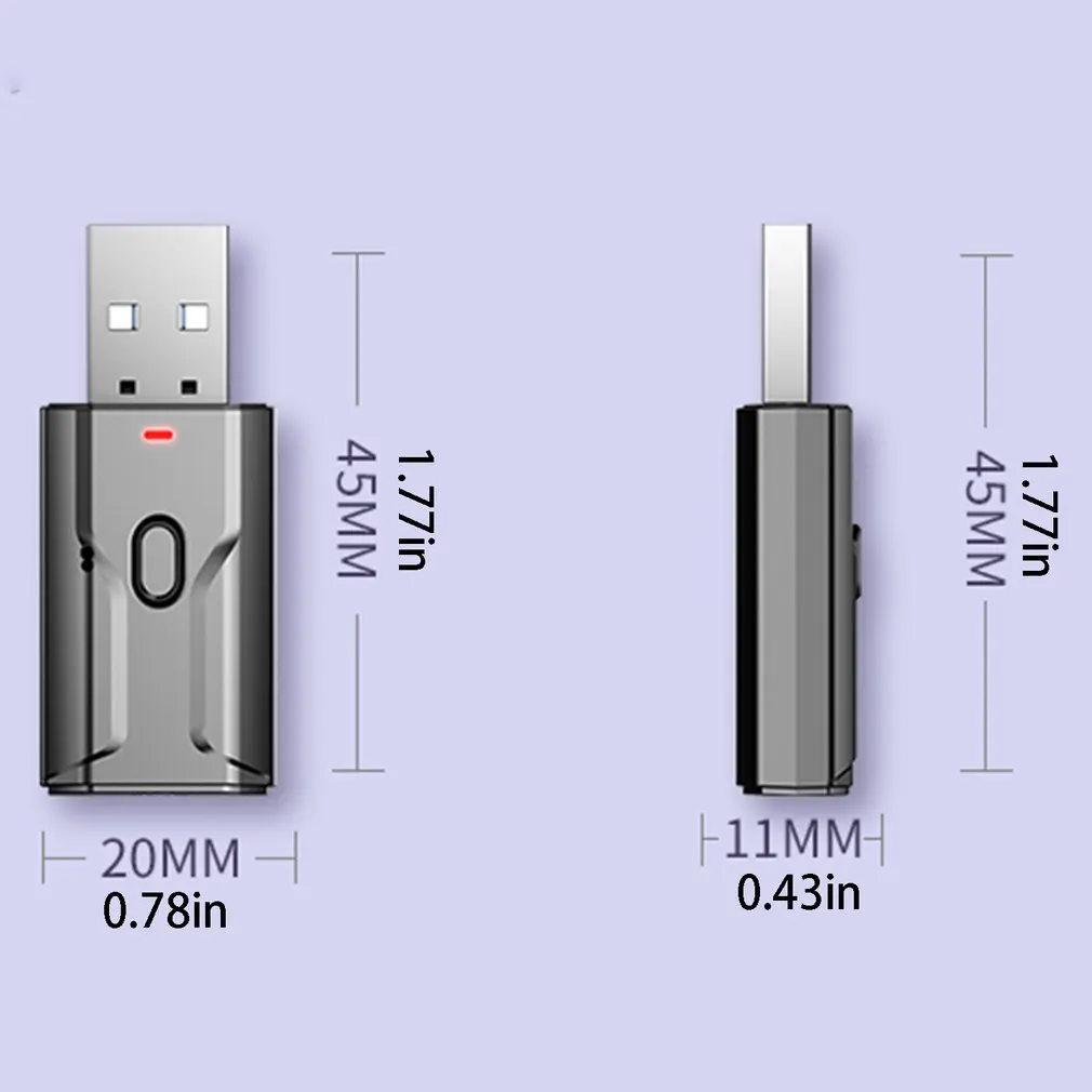 5 0 Bluetooth адаптер USB беспроводной передатчик приемник Музыка Аудио для ПК ТВ