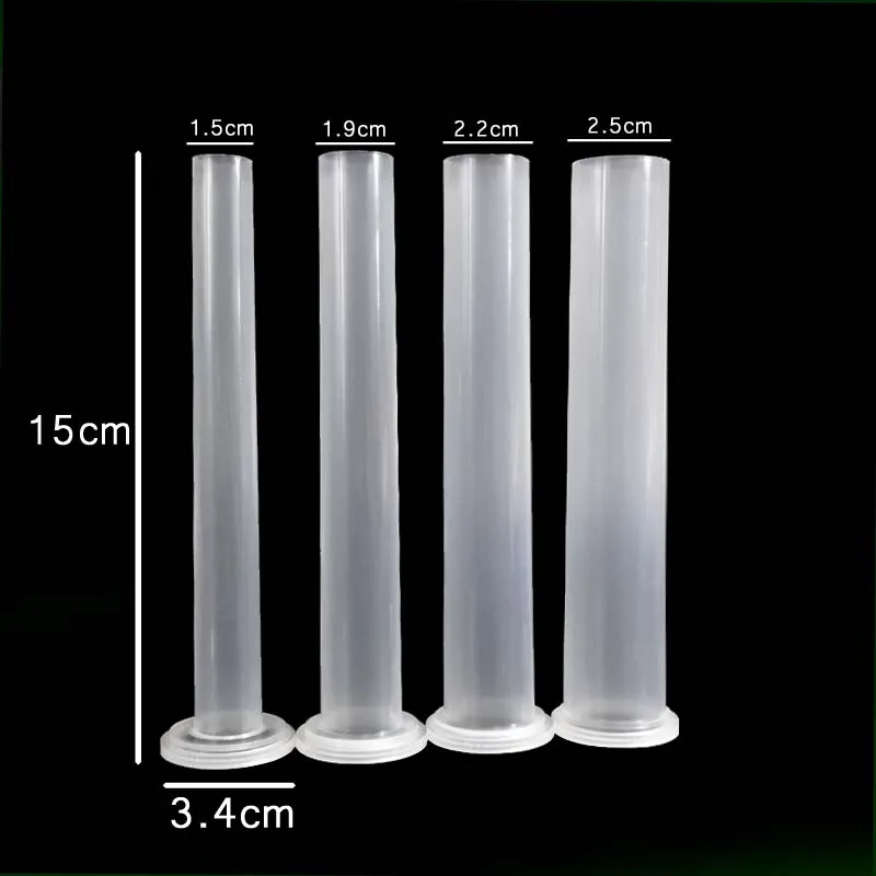1lbs 3pcs/lot Meat Grinder Sausage Stuffer Filling Tubes Funnels Nozzles For Sausage Maker Sausage Tube with 5.7cm Base