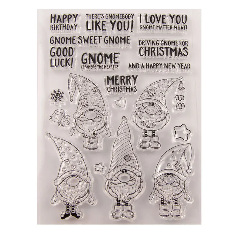 

Santa Claus Transparent Clear Stamp for DIY Scrapbooking/Card Making/Kids Christmas Fun Decoration Supplies