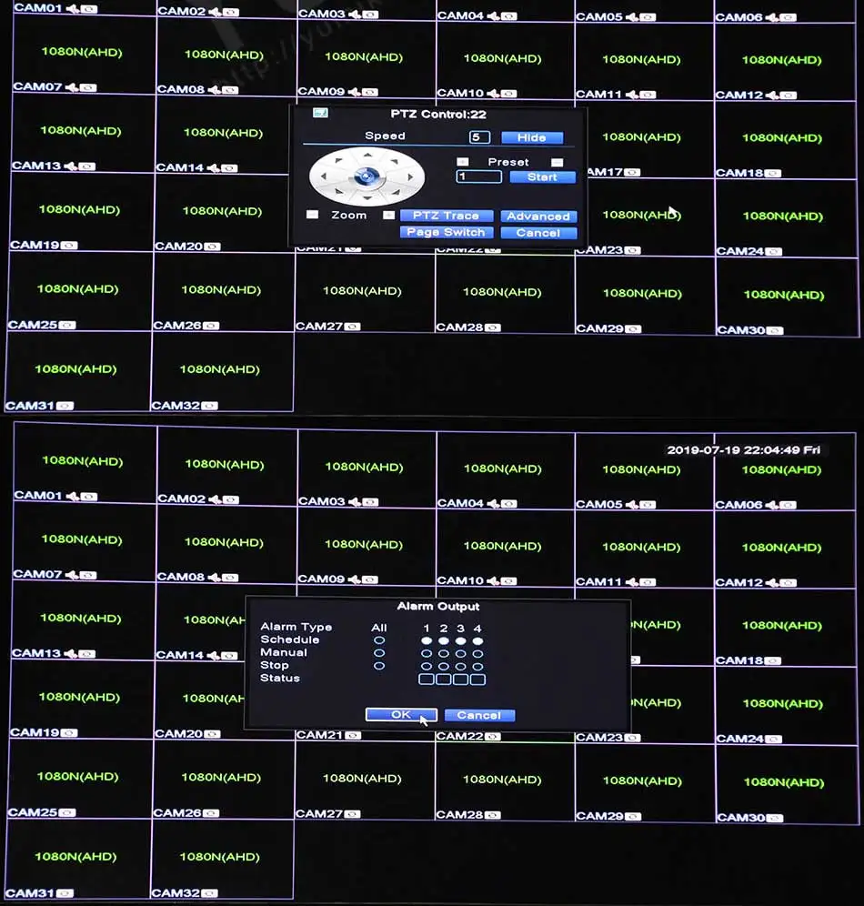 32ch 1080N DVR 6 в 1 коаксиальный CVI TVI AHD видеорегистратор системы Гибридный NVR для AHD 8CH IP поддержка USB, wifi XMEYE