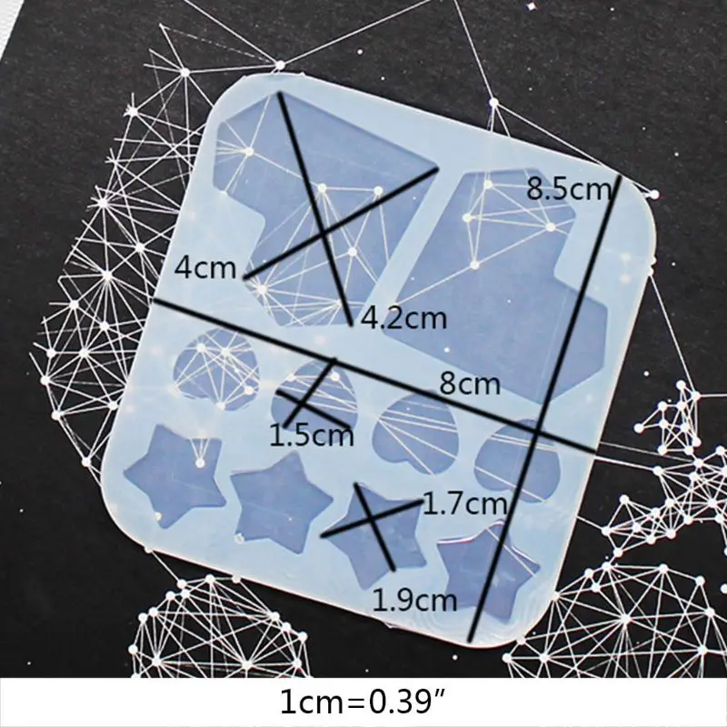 

Crystal Epoxy Resin Mold Hair Clip Casting Silicone Mould Hairpin Making Tool