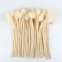 vast dreads extensions 100 human hair 613 blonde dreadlocks full handmade 0 6cm thickness 60 strands