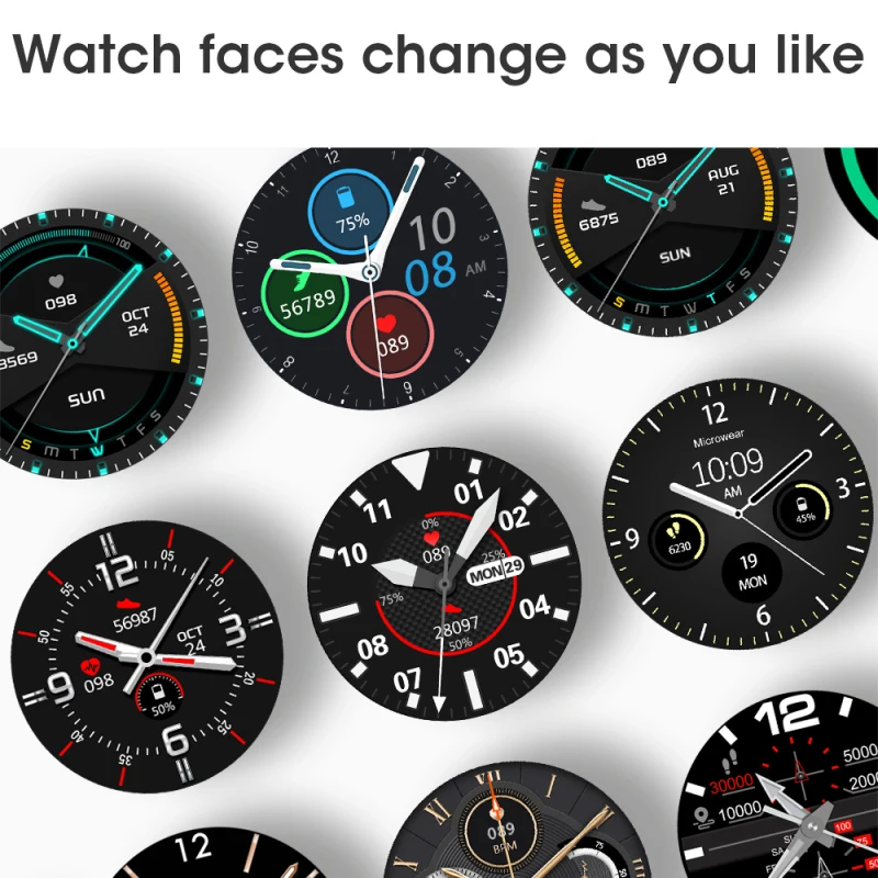 

Смарт-часы L19 для мужчин и женщин, водонепроницаемые IP68, Bluetooth, монитор сна, фитнес-трекер сердечного ритма, умные часы для Android и IOS