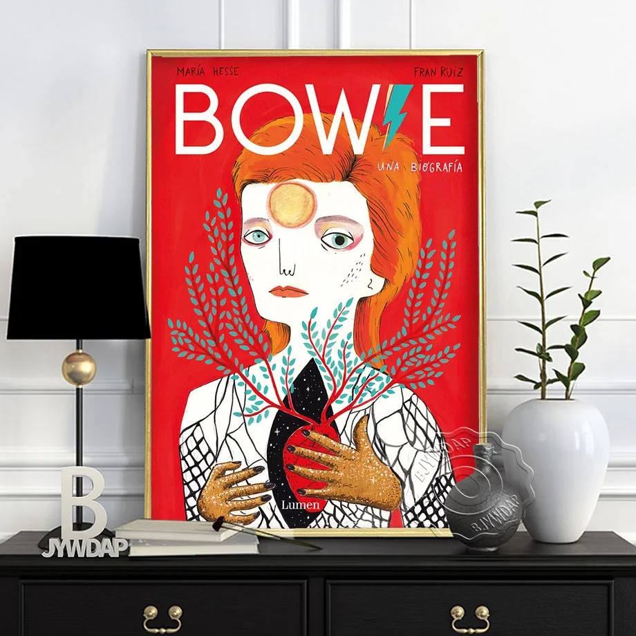 

David Bowie Rock Music Singer Star Posters Wall Art Decor Picture Modern Home Decor Room Decoration Canvas Poster Painting