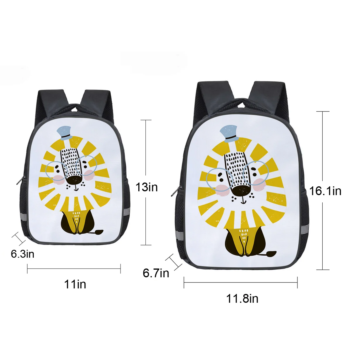 Мультфильм Лев сжимается трость рисунок рисует прекрасные дети желтый фон