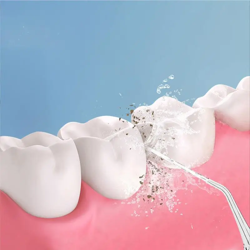 

Smart Portable Oral Irrigator IPX7 Waterproof Three-gear Adjustment Rotating Nozzle Pulse Water Flosser
