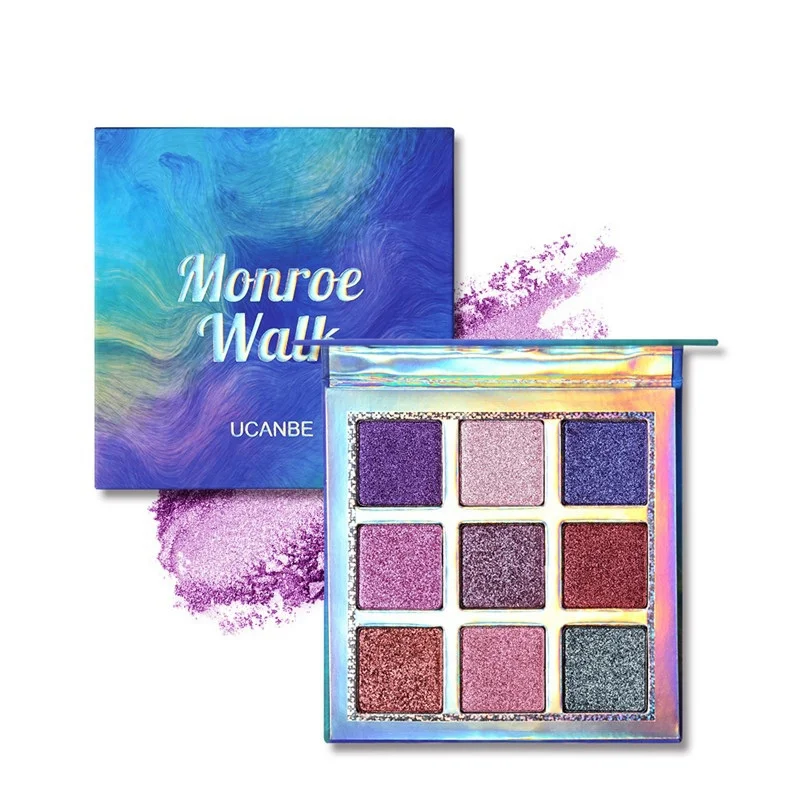 9 Shimmer Matte Duochrome Gemstone Eyeshadow Palette Creamy Pigmented Color Eye Shadow Smooth Makeup New NEWEST |