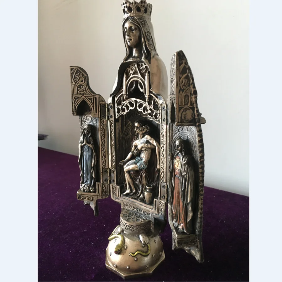 Итальянские сокровища с изображением девы Марии и Иисуса Священное Сердце икона