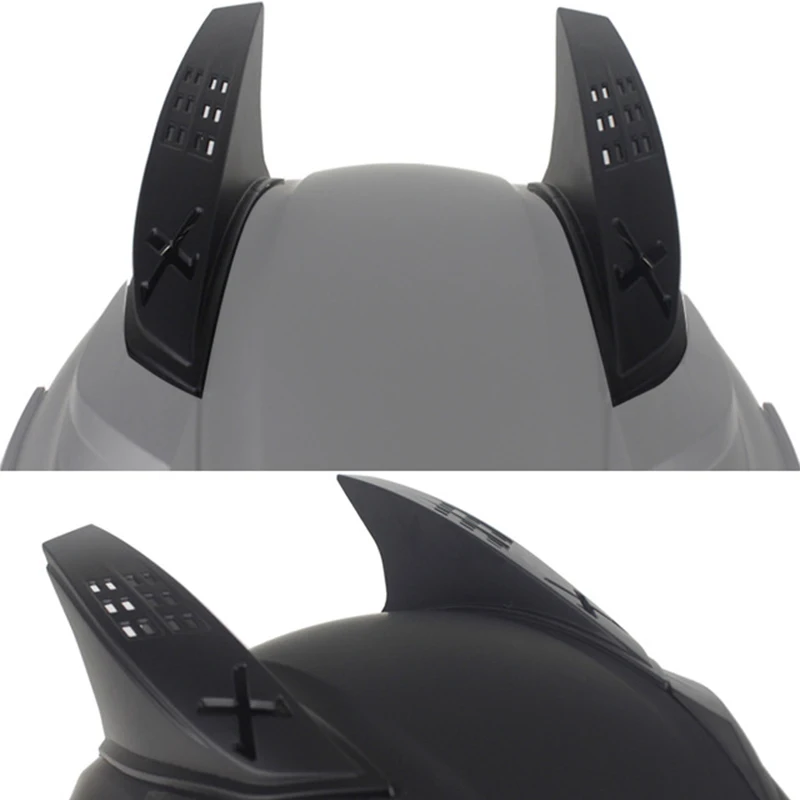 Мотоцикл рога для шлема в стиле панк скутер мотоциклетный шлем Мото Аксессуары|jet