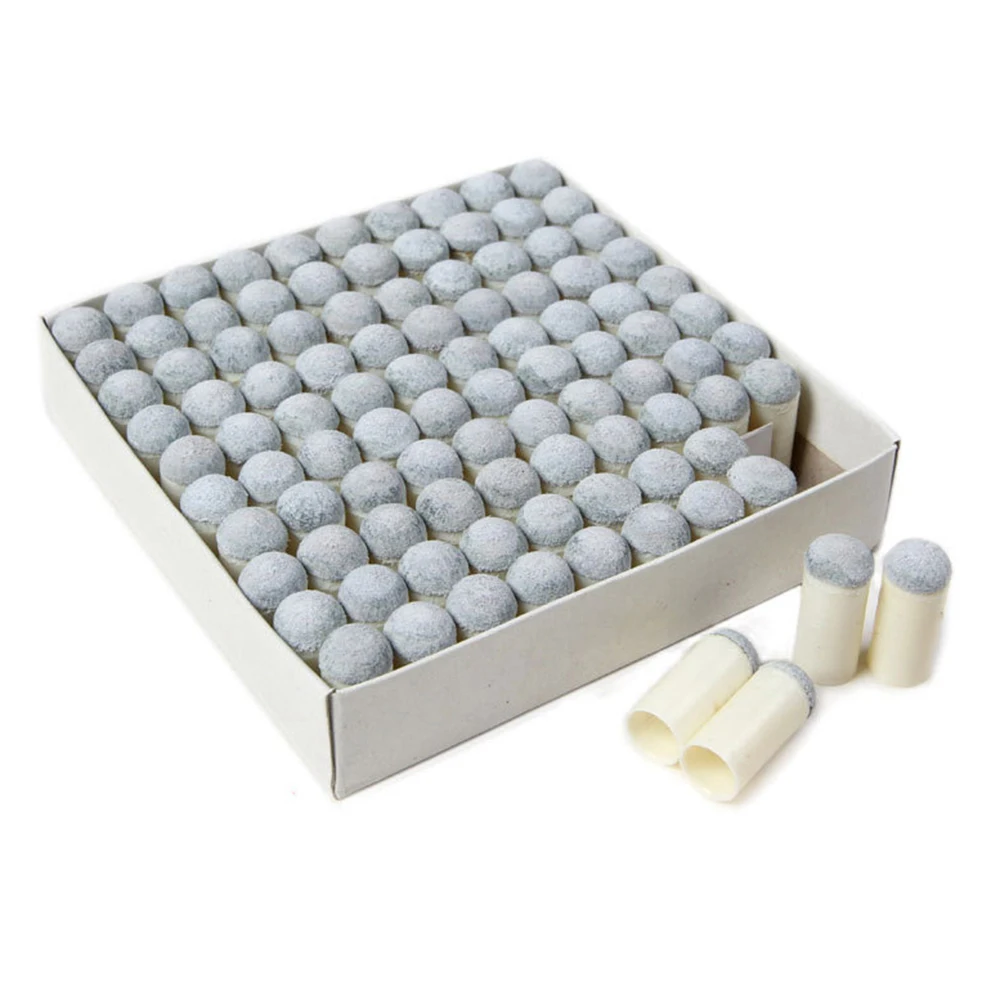 

100pcs/set 10mm Durable Snooker Supplies Billiard Replacement Tips Bar Pool Cue Repair Rod Stick Tip Scrub Bar