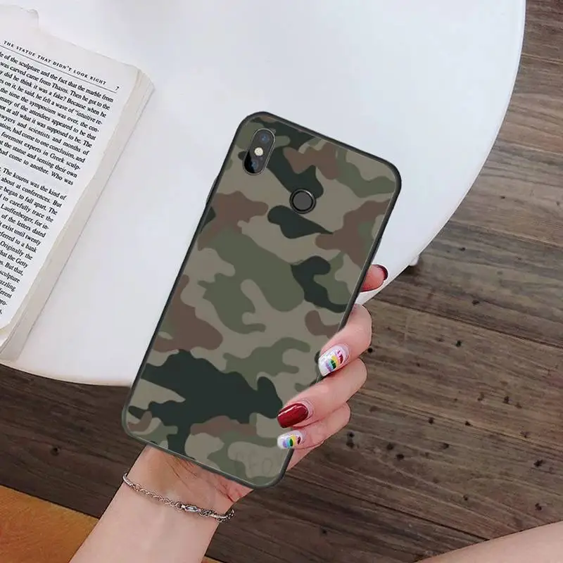 

Military Army Camo Camouflage Phone Case For Xiaomi Redmi note 7 8 9 t k30 max3 9 s 10 pro lite