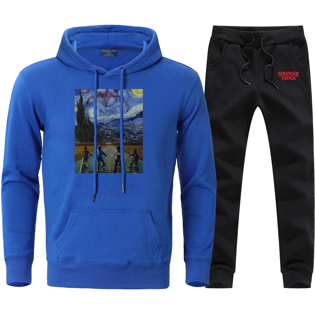 Мужские осенние комплекты из 2 предметов странные вещи Лидер продаж