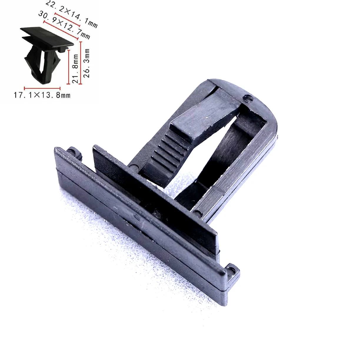 

50x Black Nylon Front Fender Flare Moulding Clips For Jeep Commander 5189180-AA