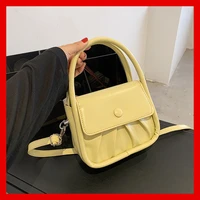 womens bag handbag shoulder bags designer luxury 2021 new pu leather fashion pleated handbag shoulder bag diagonal bag