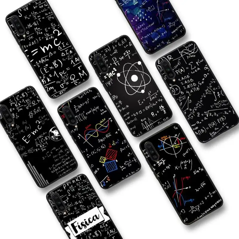 

Physics Chemical Mathematics Science Phone Case For Xiaomi 9 mi8 F1 9SE 10lite note10lite Mi8lite xiaomi mi 5x