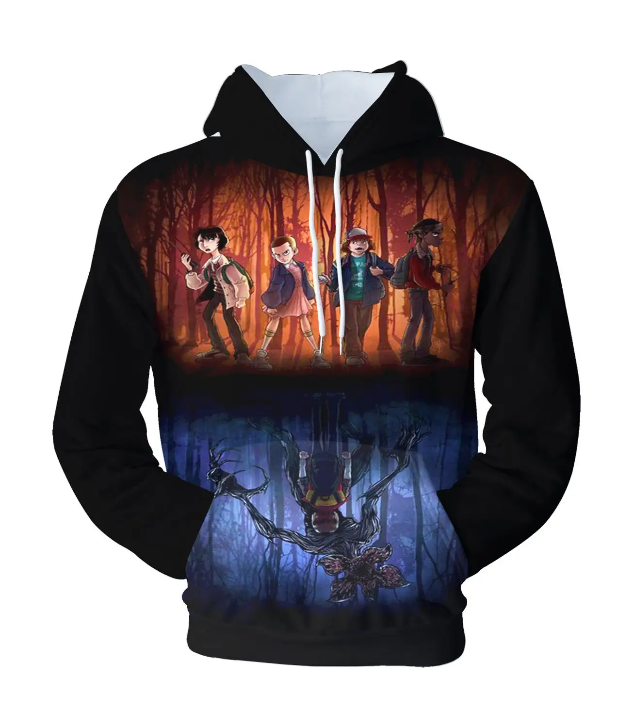 

2019 Young Man Spring&Autumn Cartoon Pattern Men Sweatshirts Man Hoodie