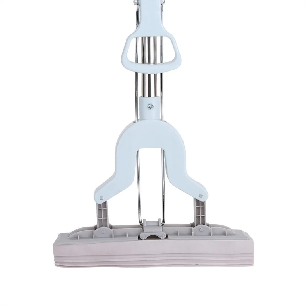 

Stainless Steel + PP + EVA Telescopic Handle Absorbent Sponge Mop Home Floor Cleaning Tool for effective mopping.