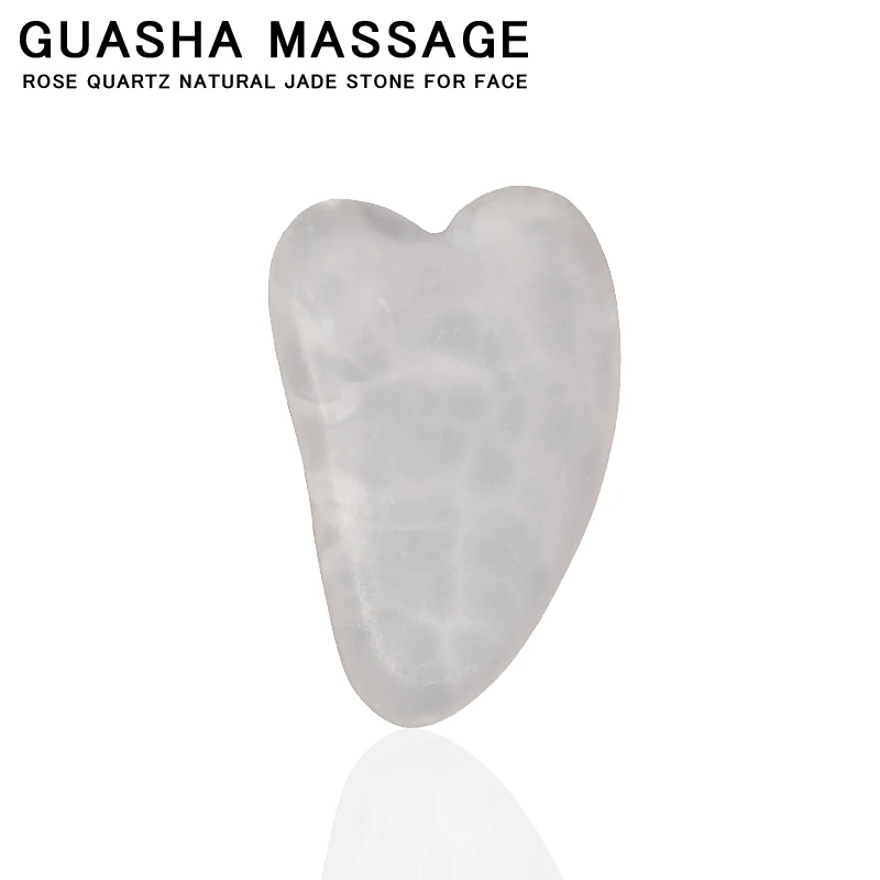 

Gua Sha Massager Scraper Rose Quartz Facial Natural Stone Jade For Face Premium Lift Devices Beauty Care Tool Guasha Massage