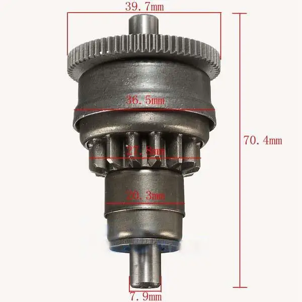 1 шт. GY6 49cc 50cc 139QMB скутер мопед мотоцикл Шестерня сцепления для Bendix