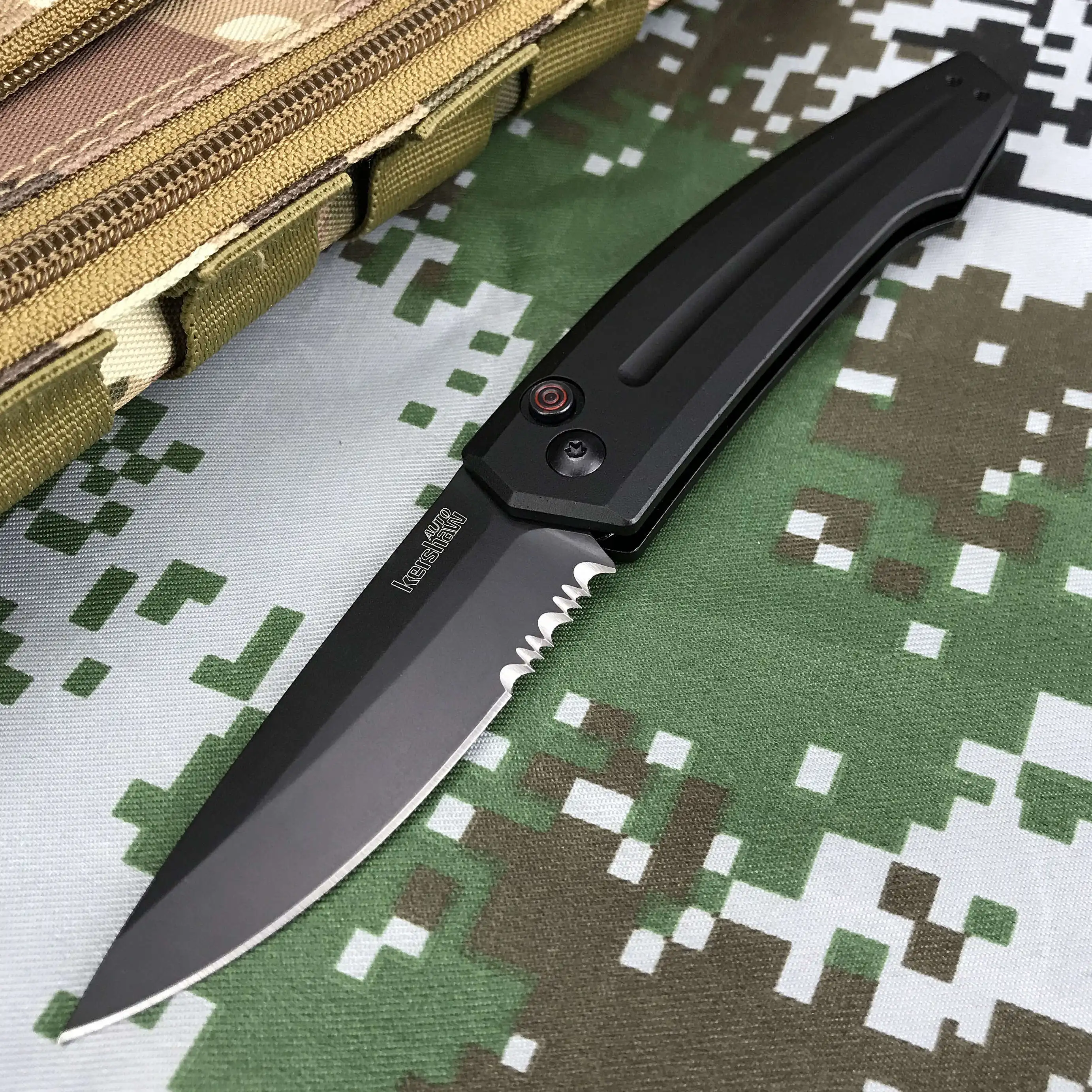 Автоматический складной нож kerшоу 7200 Launch 2 искусственное каменное лезвие 3 4