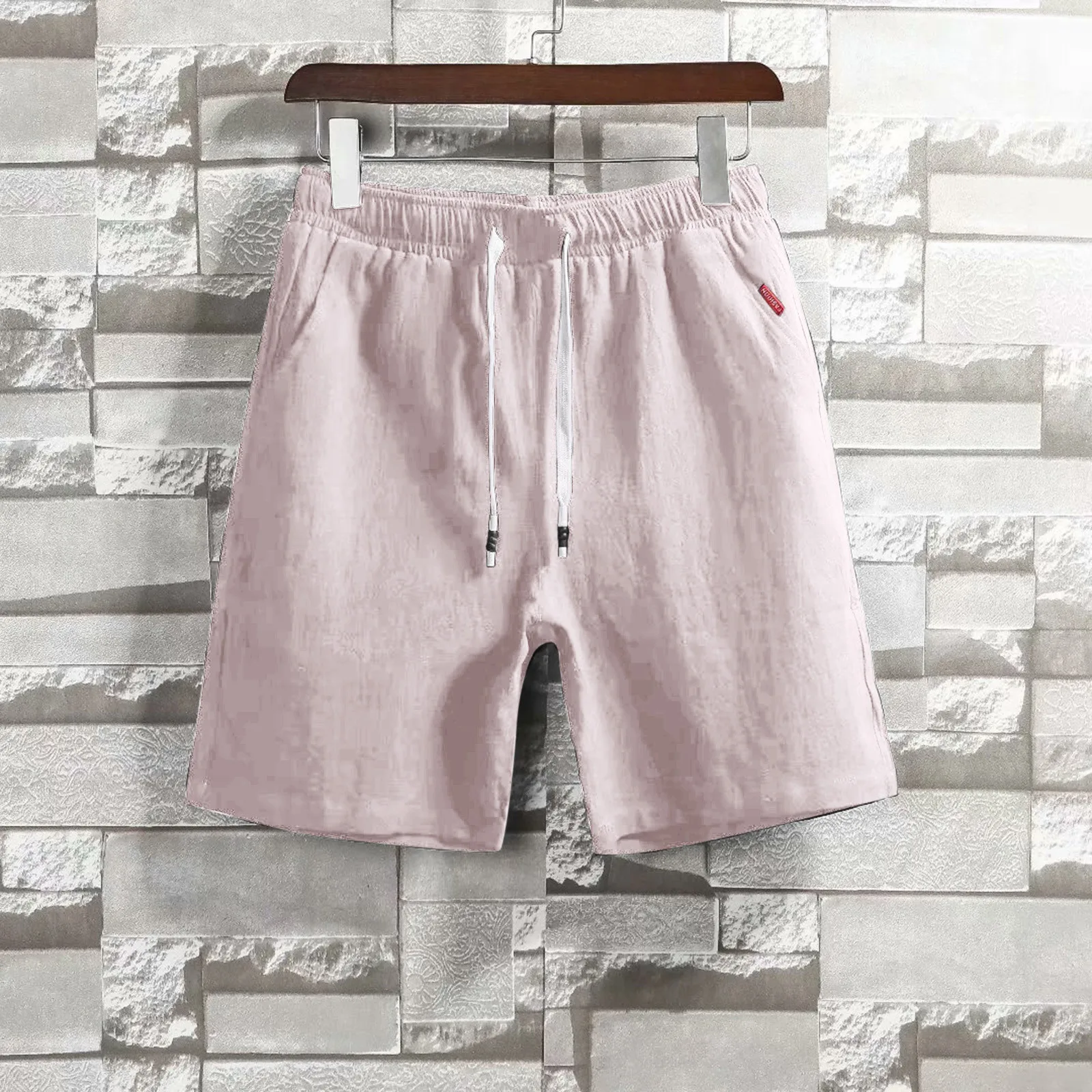 

Drawstring Casual Shorts Mens Compression Shorts Summer Men Casual Short Jogger Pants Fitness Trousers Loose Beach Pants