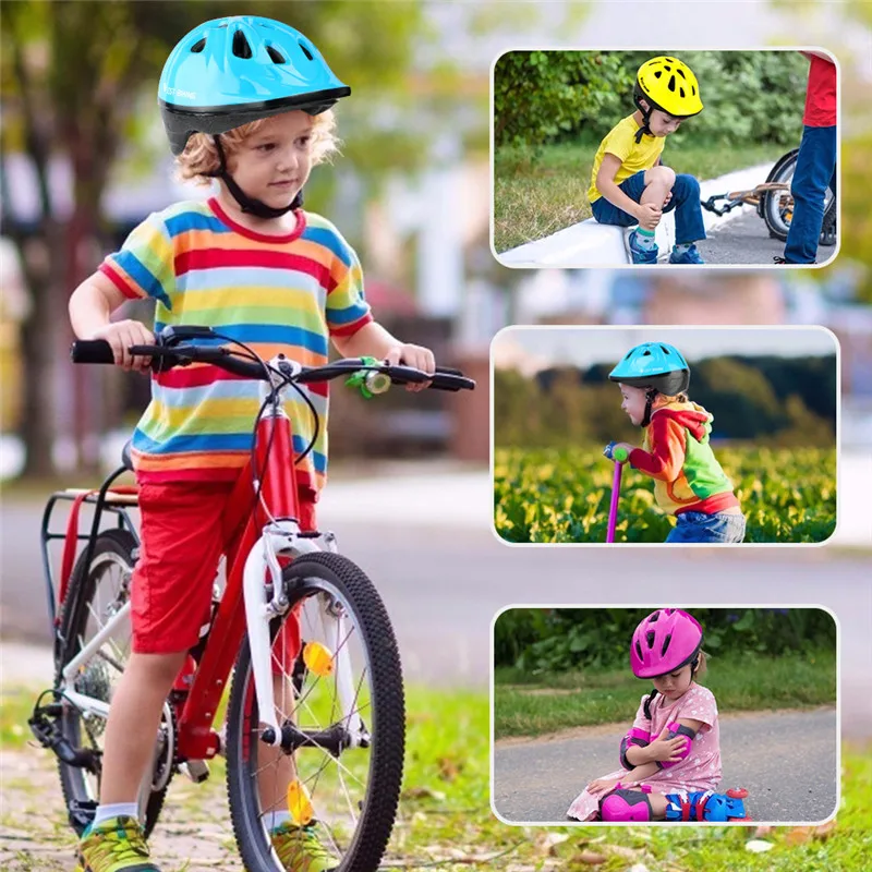 

WEST BIKING Kids Bicycle Helmet Ultralight EPS Children's Protective Gear Girls Boys Cycling Riding Sports Safety Cap Helmet