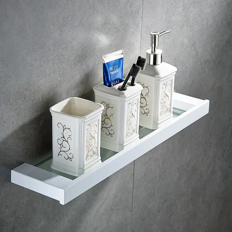 Bathroom Stainless Steel Nickel White Hardware Towel Bar Ring Paper Holder Toothbrush Bath Set Accessories | Обустройство дома