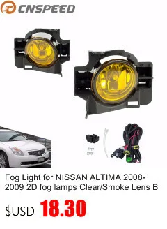 CNSPEED туман светильник фар дальнего света Противотуманные фары для HONDA CIVIC 1996-1998 2/3/4 DR с переключатель белого и желтого цвета YC100477