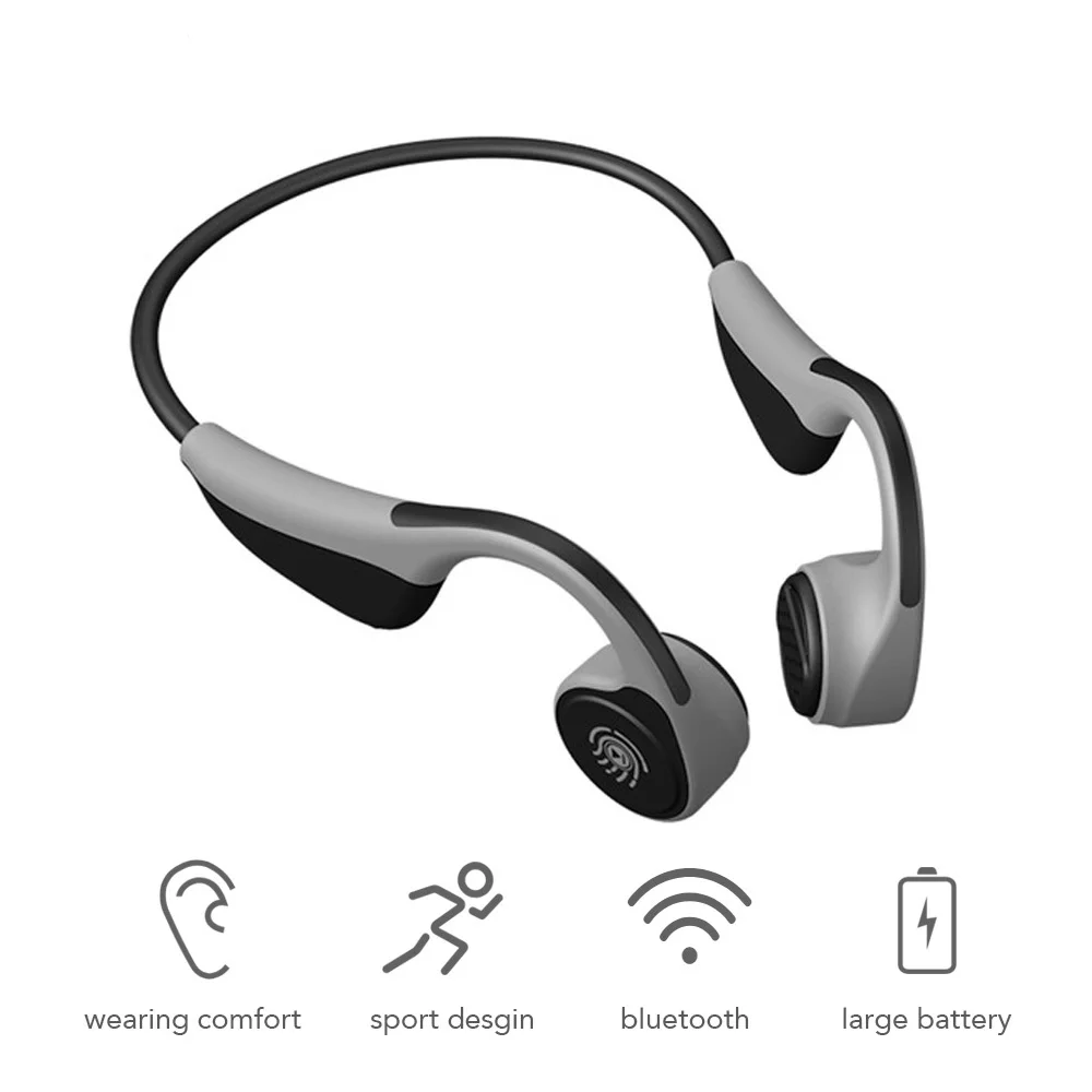 

V9 골전도 블루투스 이어폰 Wireless bluetooth headphones with mic Outdoor Sports Handsfree headset gamer Waterproof PK Z8 Headphone for pho