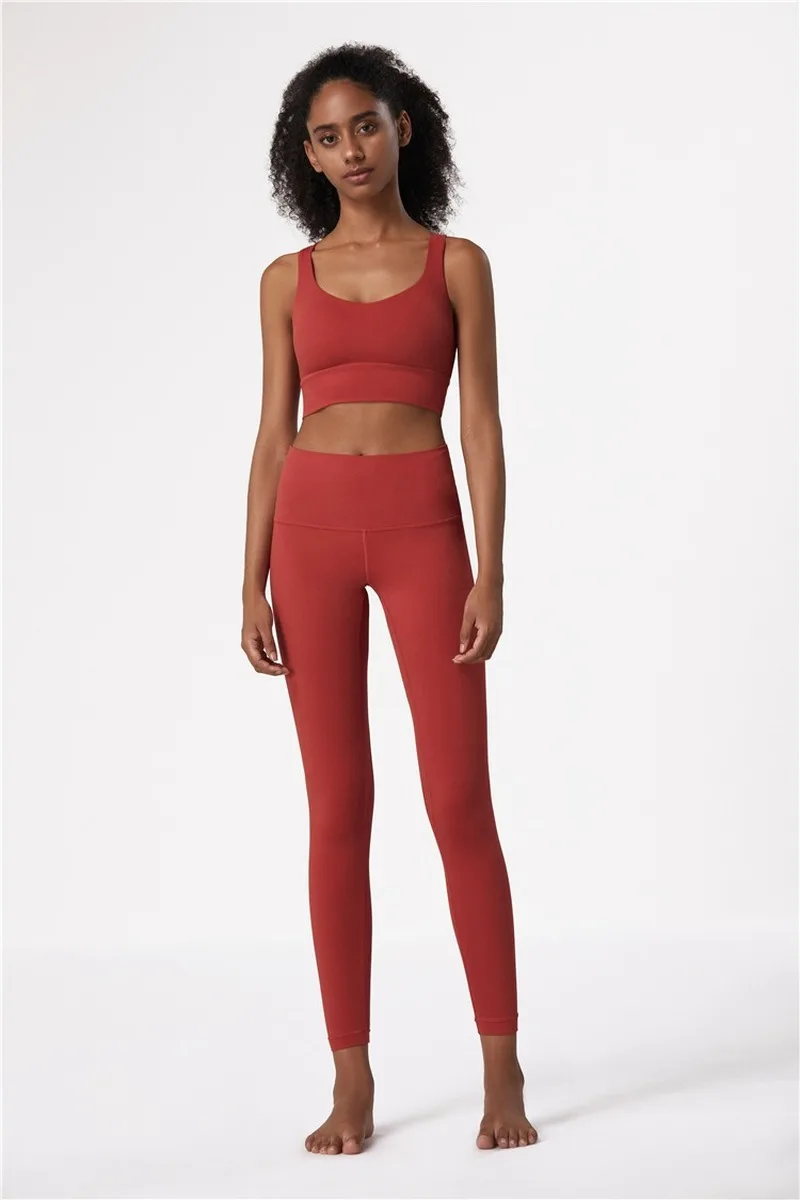 

Pro-skin Nude Sports Bra Cross-beauty Back Shock-proof Gathered Fitness Vest Sports Bras for Women Casual Workout Active Wear