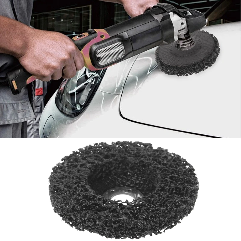 

Poly Strip Disc Wheel Paint Rust Removal Clean Remove For Angle Grinder 100x16mmWear Resistance Uniform Grinding Less Dust Noise