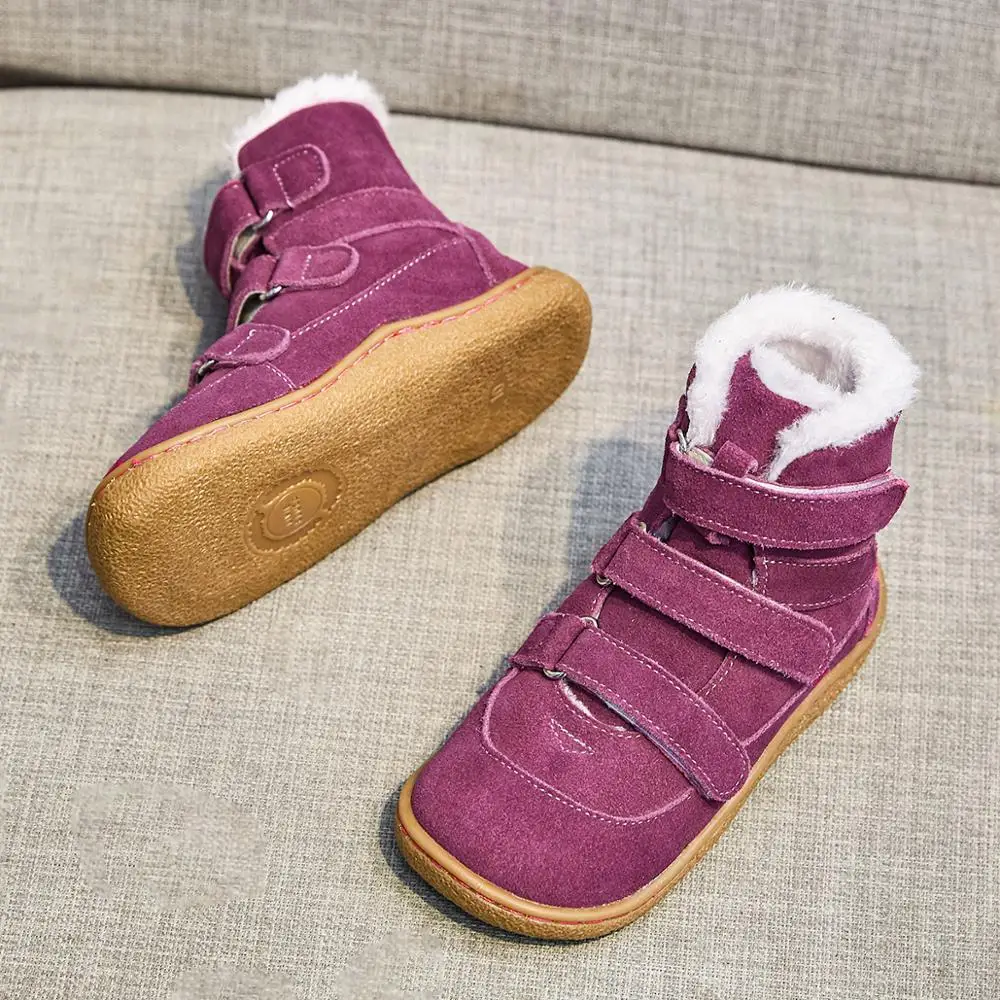 

Top Barefoot Genuine Leather Baby Toddler Girl Boy Kids Shoes For Fashion Winter Snow Boots