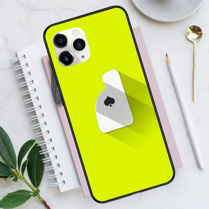

Color gradient poker simple Phone Case for iPhone 11 12 mini pro XS MAX 8 7 6 6S Plus X 5S SE 2020 XR