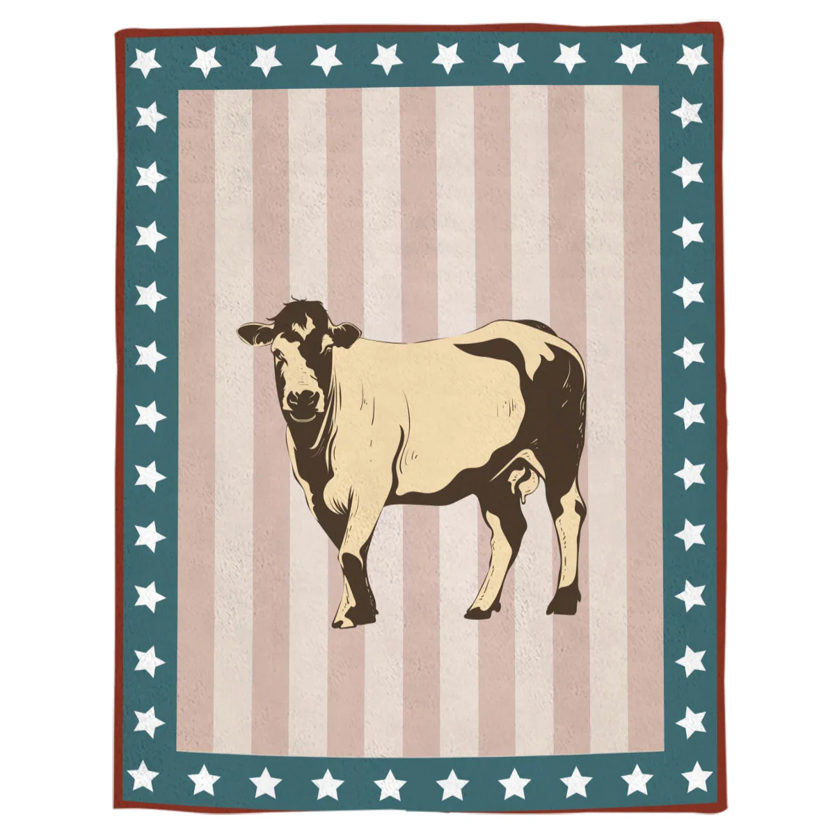 День Независимости звезды полосы фермы животных пледы одеяло флис
