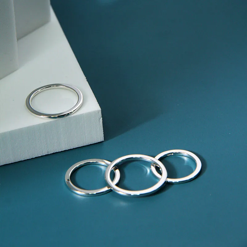

Amaiyllis s925 Sterling Silver Ring wild simple Index finger ring Handmade Open Ringen Bijoux Argent 925 Massif Femme Jewelry