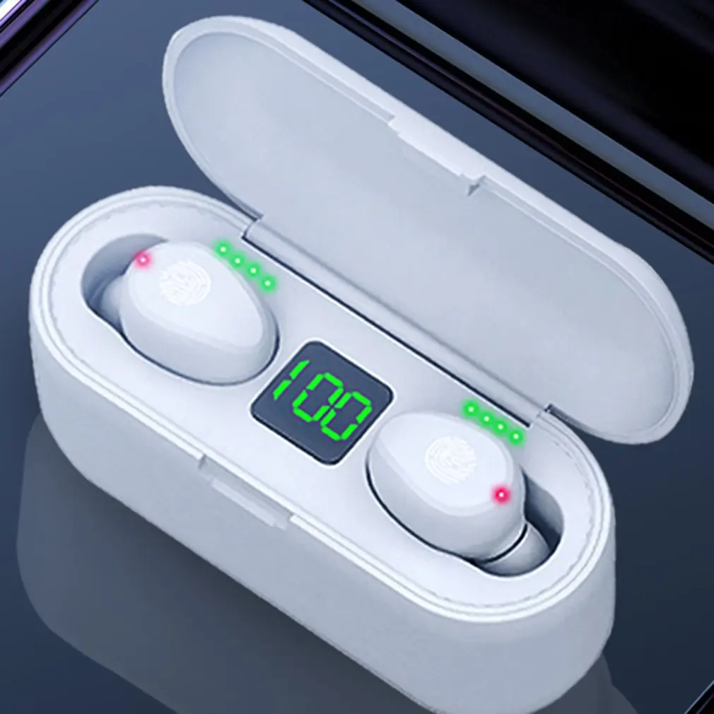 Беспроводная Спортивная F9 мини стерео сенсорная беспроводная гарнитура