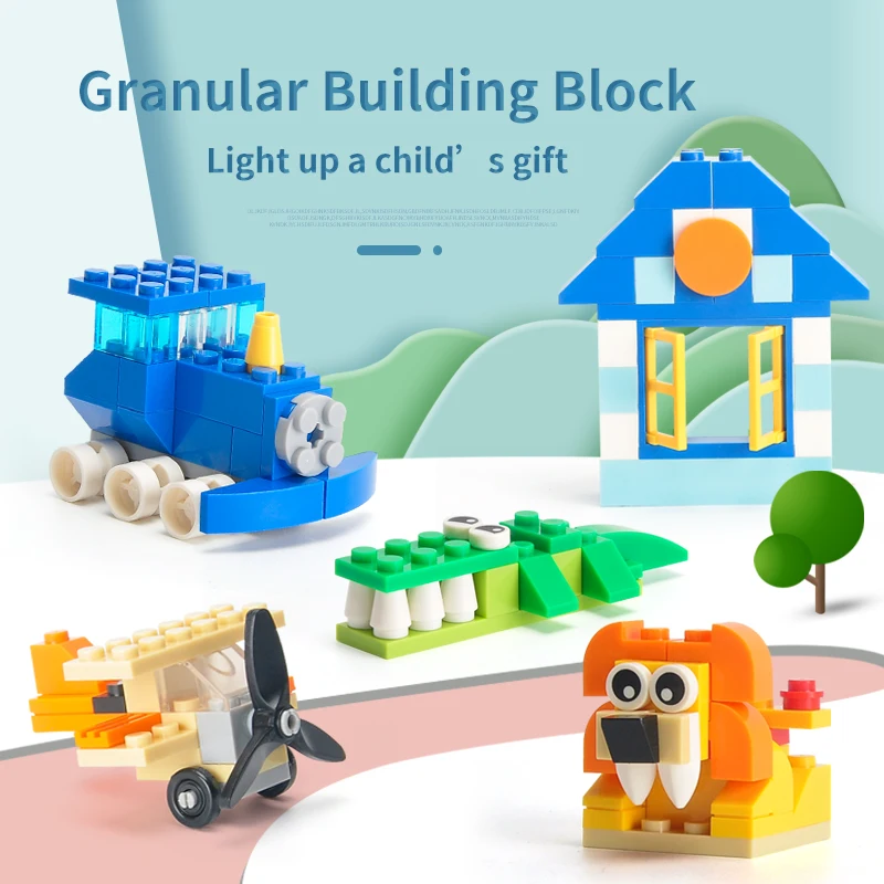 

Mini Building Blocks 3D Animal Car Small Particles Basic Construction Model Micro Bricks DIY Toys For Children Birthday Gifts
