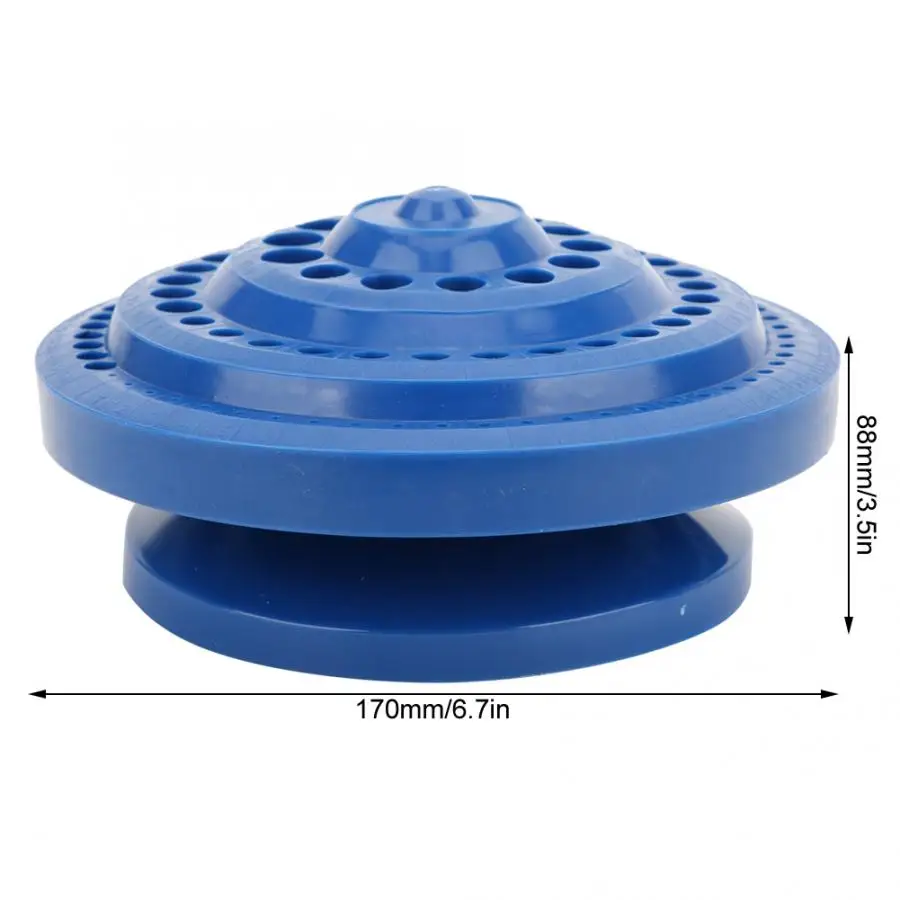 Multi-functional Drill Box Tool Storage Case Round Shape Bits Multi-holes DIY Plastic | Дом и сад