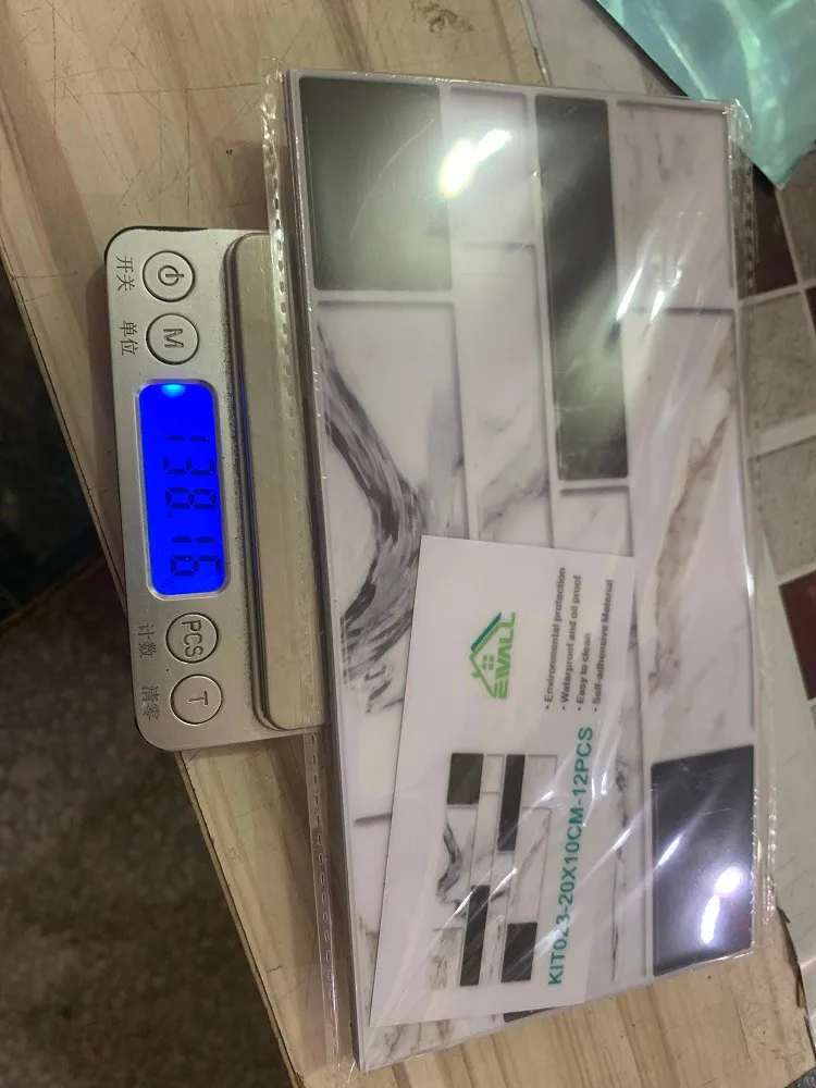 

Wall Stickers 12pcs Tile Stickers Crystal Film Sticker Floor Sticker Pegatinas De Pared Tegel Stickers Tegelstickers Badkamer