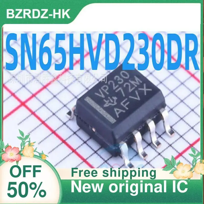 

1-20PCS SN65HVD230DR VP230 3.3V SOP-8 65HVD230 New original IC