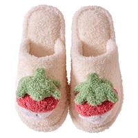 autumn and winter couples home christmas tree cotton slippers female indoor students cute warm cotton slippers male