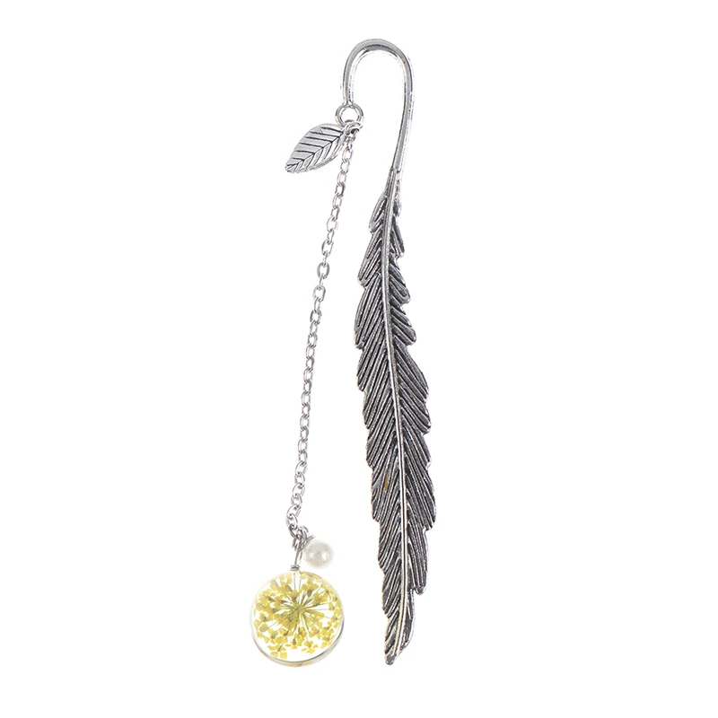 Креативные образцы цветов Закладка подвеска металлическая книжка отметка