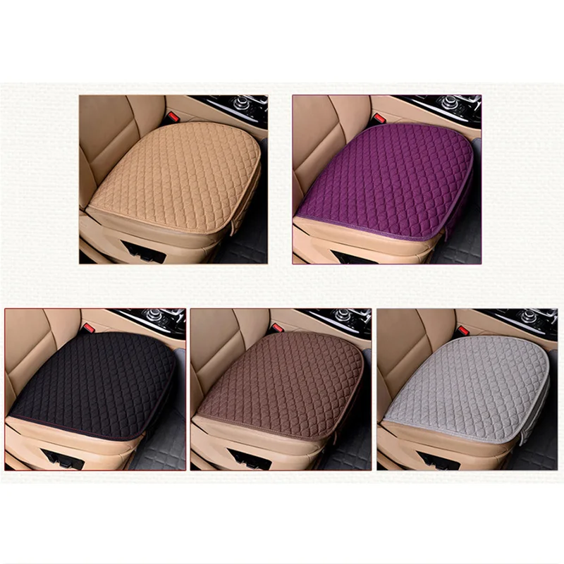 Автомобильные чехлы на сиденья машины универсальная льняная защита для
